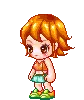 cute kawaii shocked girl 