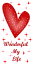 cute kawaii love heart wonderful my life