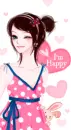 cute kawaii fashion girl 