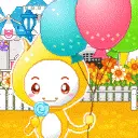 cute kawaii lollipop & balloon