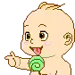 cute kawaii baby lollipop