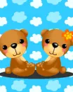 cute kawaii teddy love