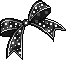 black bow