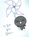 cute kawaii black thingi 