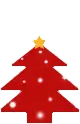 red Christmas tree