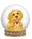 dog globe
