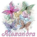 Alexandra - Glittering Butterflies