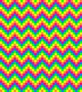 Rainbow Zig Zag