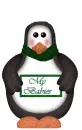 Penguin with no hat and saying