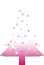 pink Christmas tree