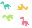 dinos colorful