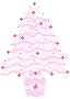 pink Christmas tree