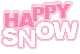 happy snow