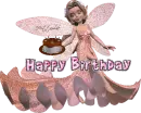 Happy Birthday w/ink fairy
