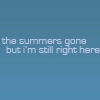 summer's over