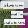 it hurts