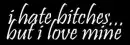 hate bitches