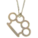 Brass Knuckle Necklace