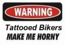 Tattooed bikers
