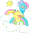 Rainbow Teddy