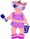 Beach Baby Girl