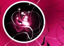 Pink Circular Abstract