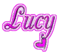 Lucy pink heart