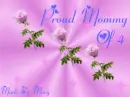 Proud Mommy With Roses