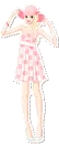 girl in pink