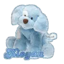 Kiegan w/blue dog