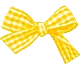 yellow bow