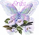 Erika Glittered Butterfly