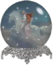 Angel in a globe