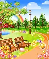 park benches