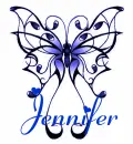 Jennifer butterfly