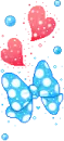 blue bow