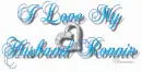 I Love My Husband Ronnie 