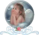 Angel in a globe
