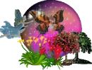 Butterfly in globe