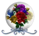 Roses in globe