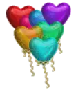 Heart balloons