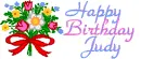Happy Birthday Judy