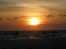 sunset in bora