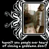 closing a gd door