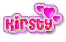 Kirsty pink and red