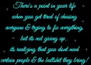 ..its not giving up