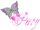 Glitter Butterfly with Name