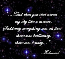 Edward Quote about Bella