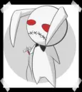 cute mean bunny