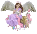 Crystal Caring Angel